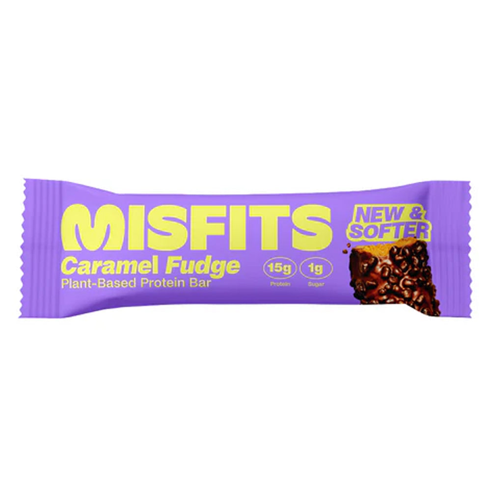 Misfits Caramel Fudge Protein Bar