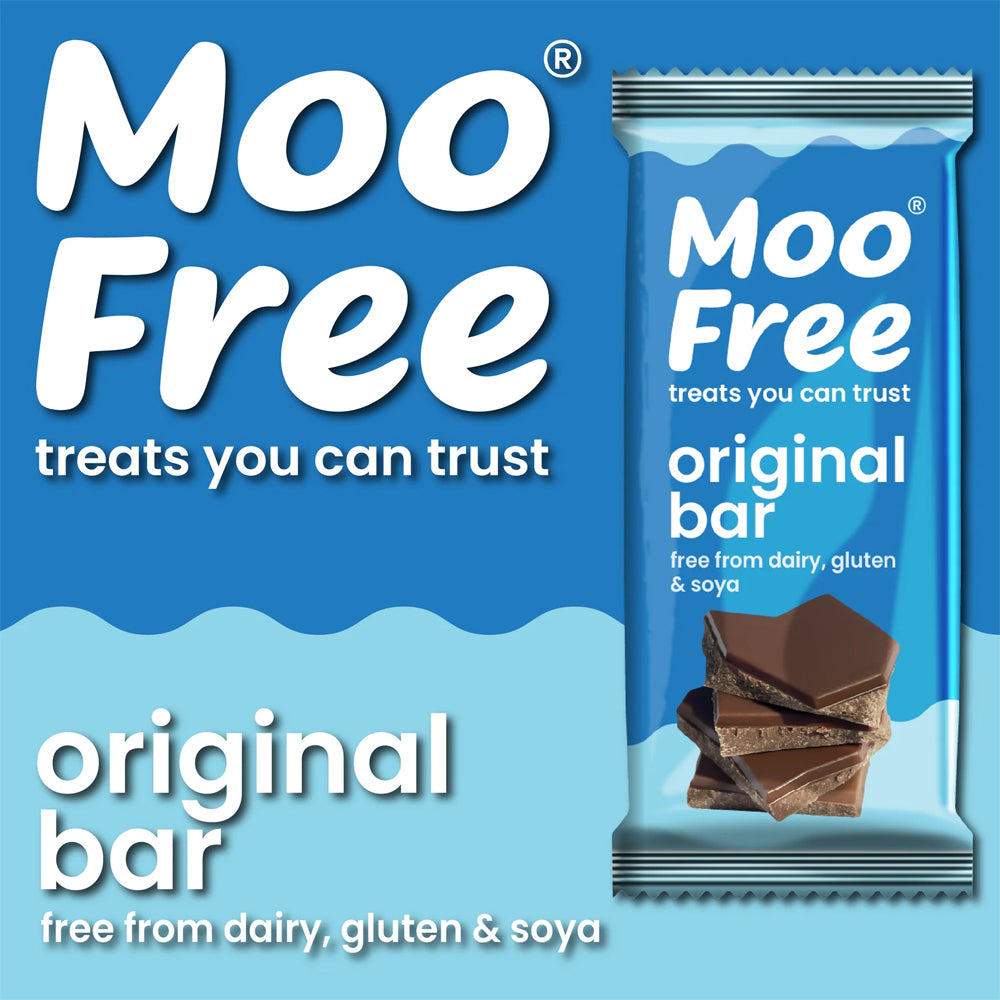 Moo Free Dairy Free &amp; Vegan Original Chocolate Bar