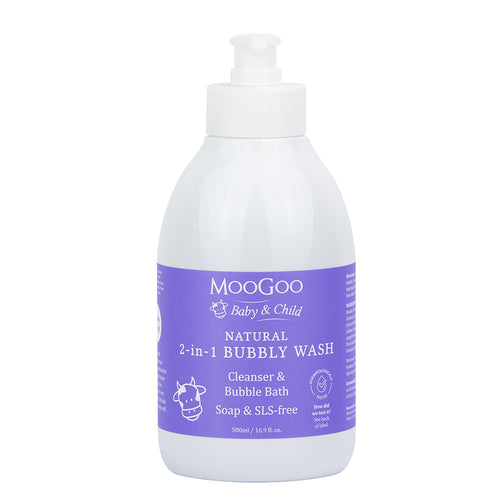 MooGoo Baby &amp; Child 2 in 1 Bubbly Wash