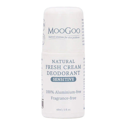 MooGoo Fresh Cream Deodorant - Sensitive &amp; Fragrance-Free