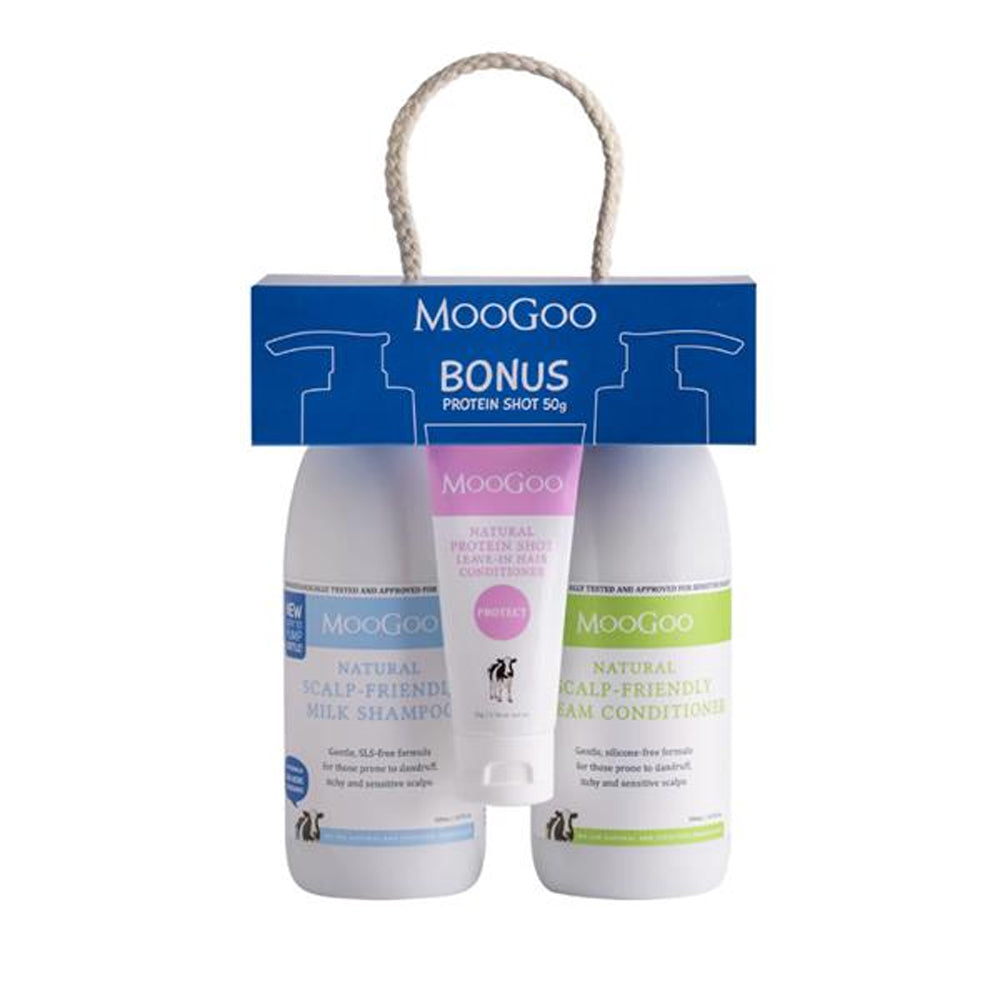 MooGoo Shampoo &amp; Conditioner with Bonus Protein Shot