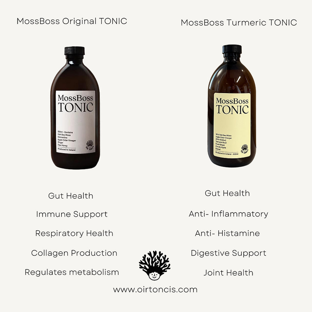 Moss Boss Tonic Original Vs Turmeric