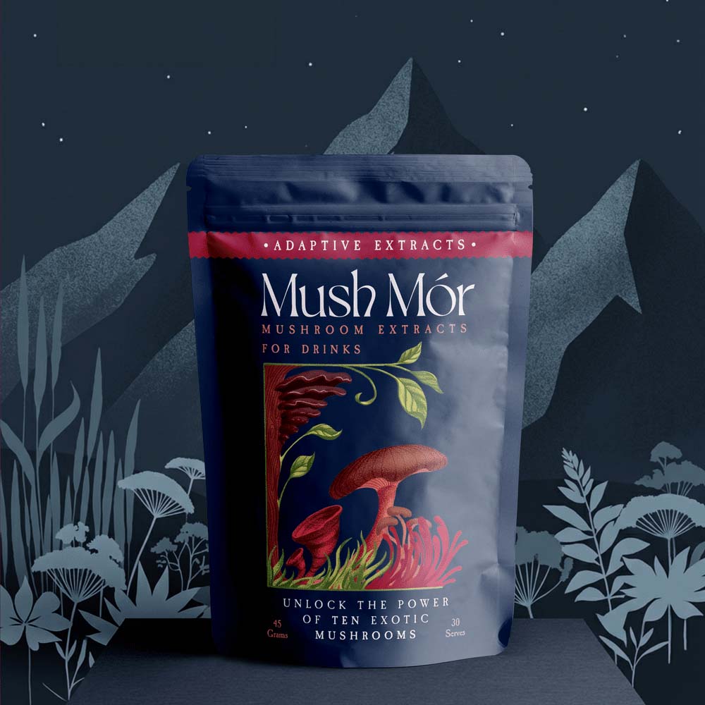 Mush Mór adaptive mushroom extracts for drinks