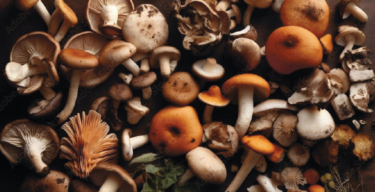 Selection of medicinal mushrooms