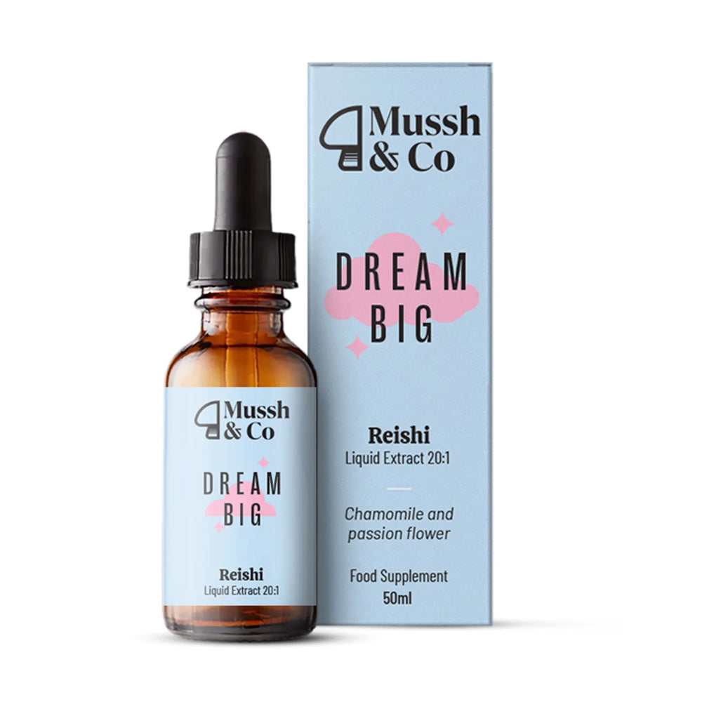 Mussh &amp; Co Dream Big Reishi Drops With Chamomile &amp; Passionflower
