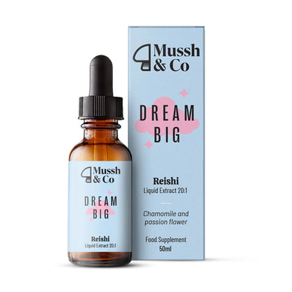 Mussh &amp; Co Dream Big Reishi Drops With Chamomile &amp; Passionflower