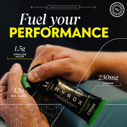 My Protein Pro Hyrox Pre-Workout Gel in Green Apple