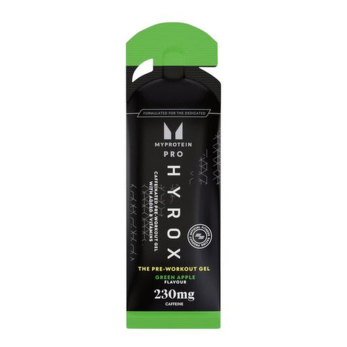 My Protein Pro Hyrox Pre-Workout Gel in Green Apple