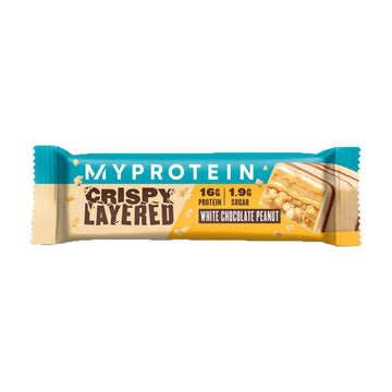 MyProtein Crispy Layered Bar White Chocolate Peanut 58g