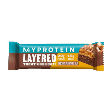 MyProtein Layered Protein Bar Chocolate Peanut Pretzel - 60g