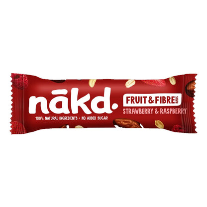 Nakd Strawberry &amp; Raspberry Fruit &amp; Fibre Bar