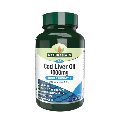 Natures Aid Cod Liver Oil 1000mg