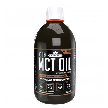 Natures Aid 100% MCT Oil Hazelnut
