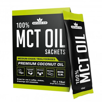 Natures Aid MCT Oil box with one  Sachets