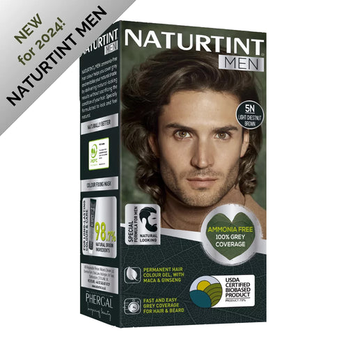 Naturtint Men Permanent Hair Colour Gel 5N Light Chestnut Brown