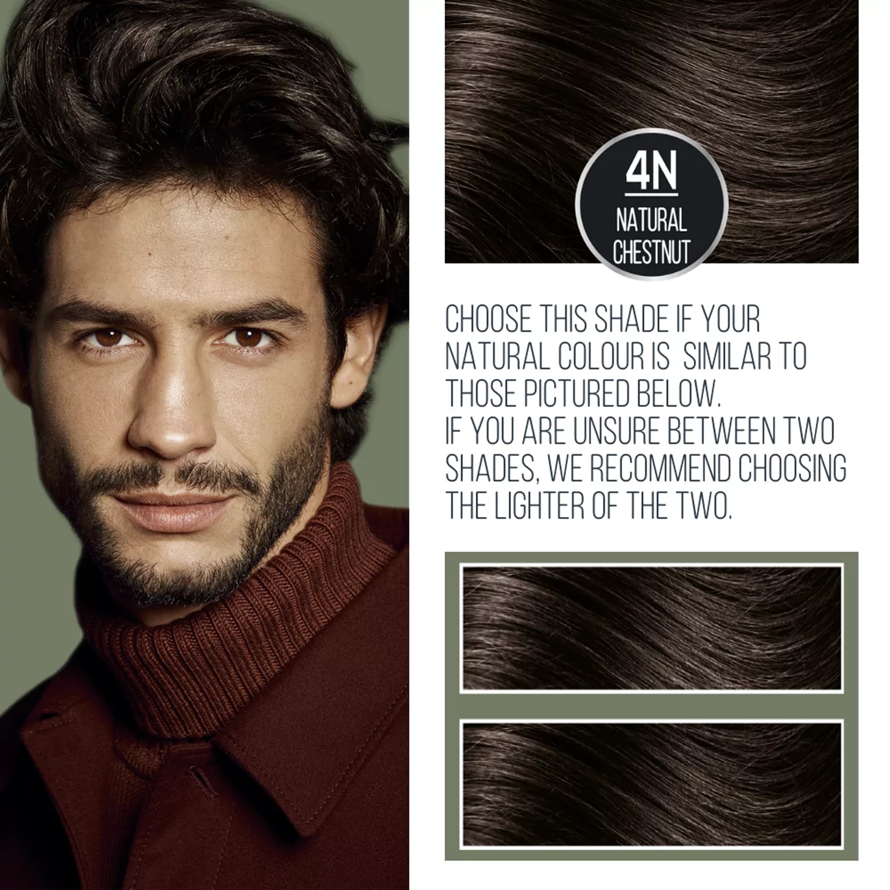 Naturtint Men Permanent Hair Colour Gel 4N Natural Chestnut colours