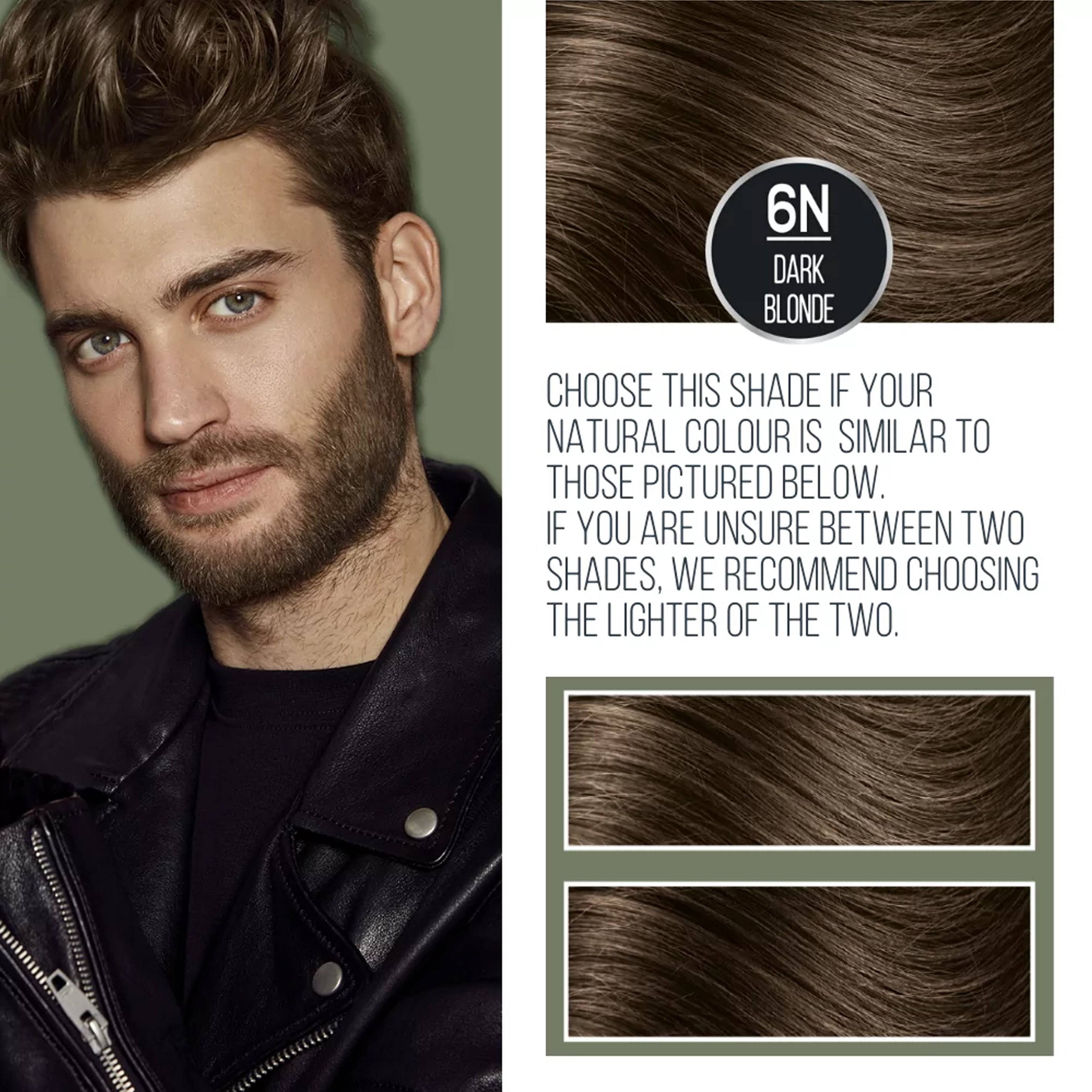 Naturtint Men Permanent Hair Colour Gel 6N Dark Blonde colours