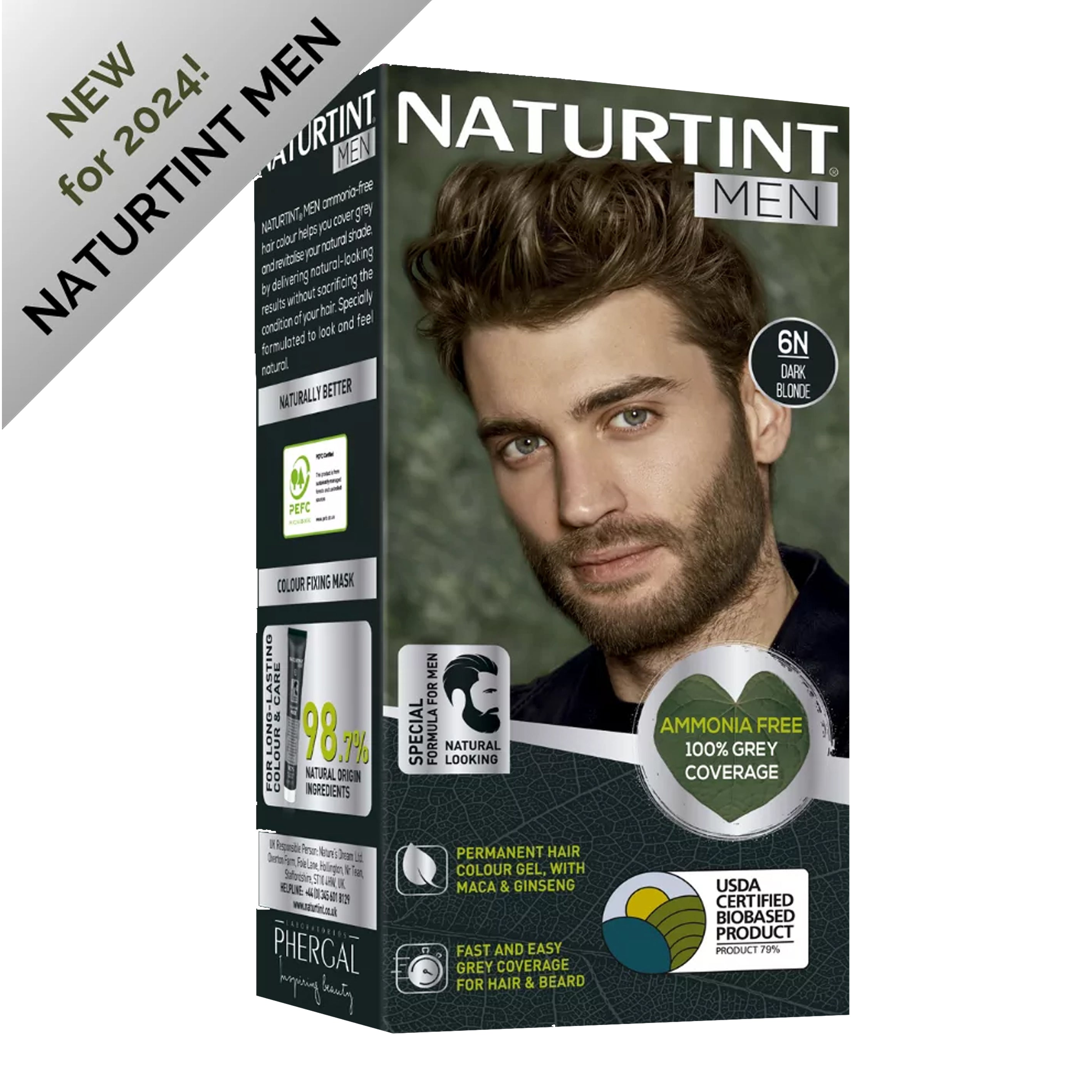 Naturtint Men Permanent Hair Colour Gel 6N Dark Blonde