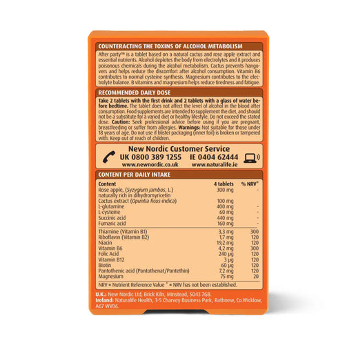 Supplement label with detailed information on ingredients and dosing on a white background