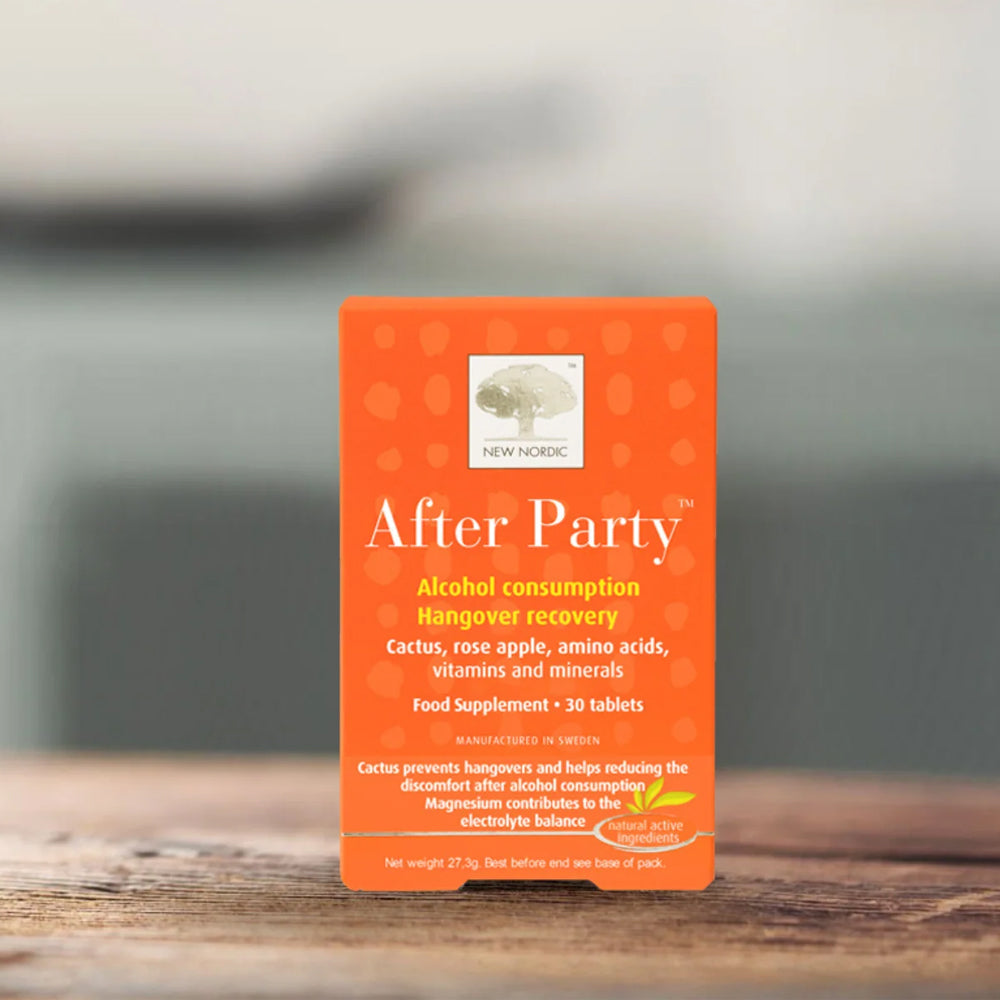 Orange supplement package labeled &