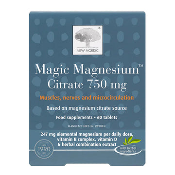 box of New Nordic Magic Magnesium Citrate 750mg