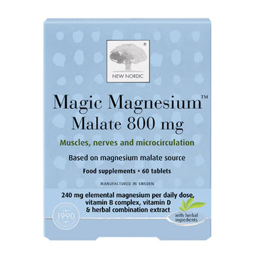 box of New Nordic Magic Magnesium Malate 800mg