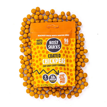 Noisy Snacks Chip Shop Curry Coated Chickpeas