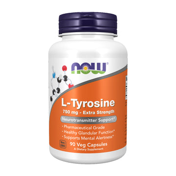 Now L-Tyrosine 750mg Extra Strength