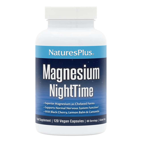Natures Plus Magnesium NightTime Capsules