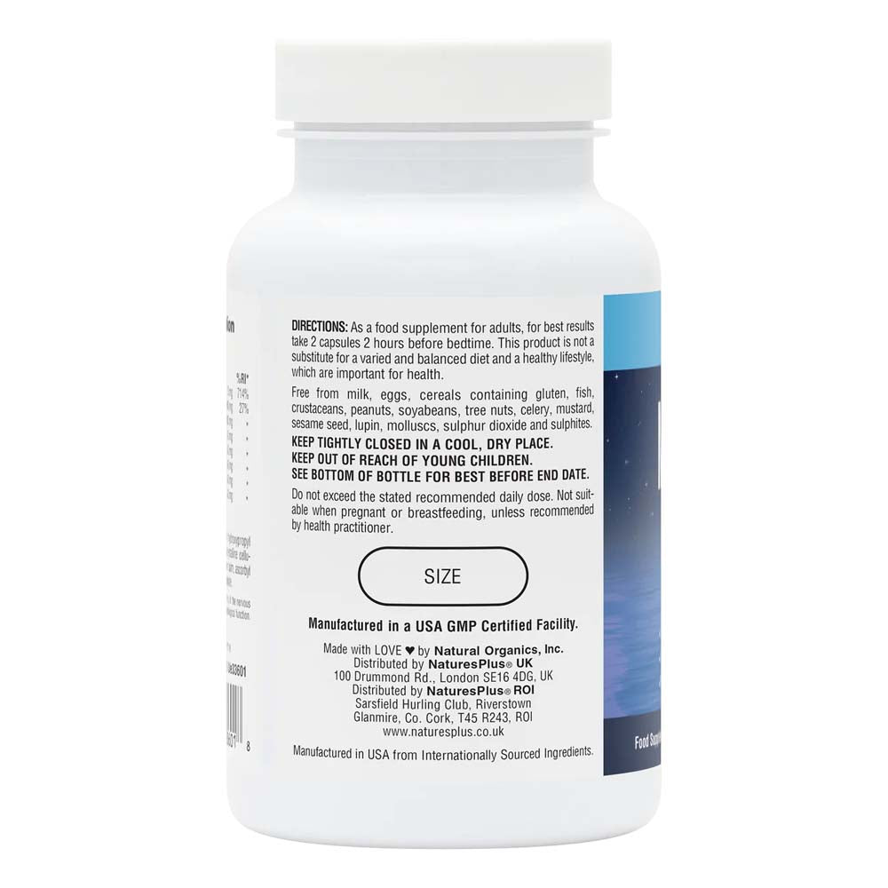 Natures Plus Magnesium NightTime Capsules