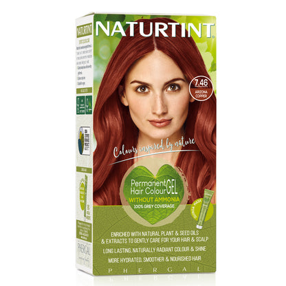 Naturtint Permanent Hair Colour Gel - 7.46 - Arizona Copper
