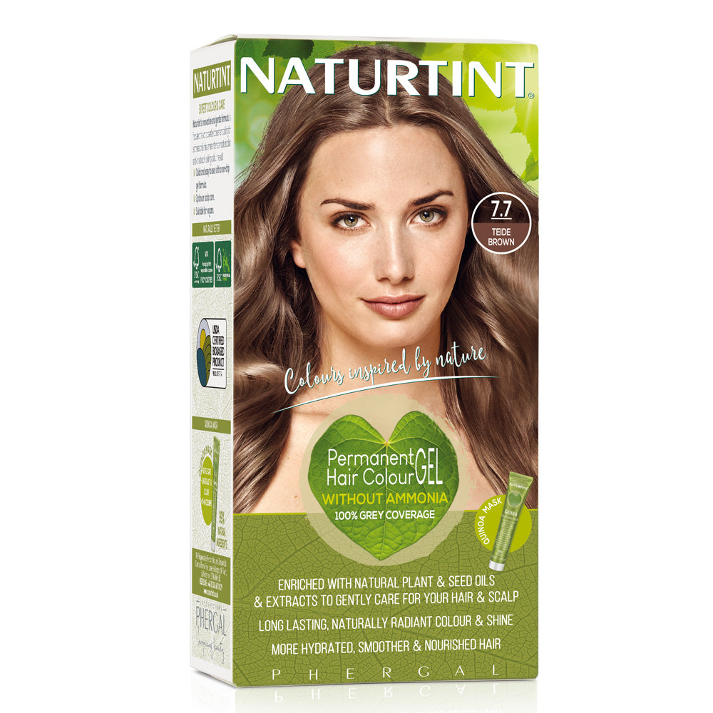 Naturtint Permanent Hair Colour Gel - 7.7 Teide Brown