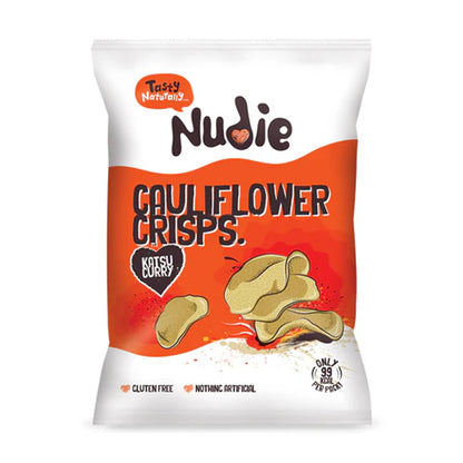 Nudie Snacks Cauliflower Crisps Katsu Curry