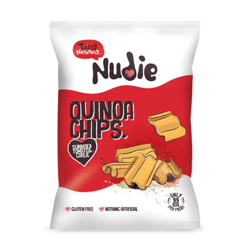 Nudie Snacks Quinoa Chips Sundried Tomato &amp; Garlic