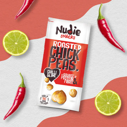 Nudie Snacks Roasted Chickpeas Chilli &amp; Lime