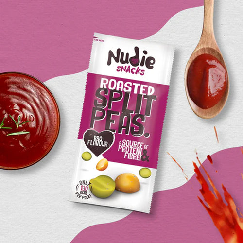 Nudie Snacks Roasted Split Peas - BBQ Flavour