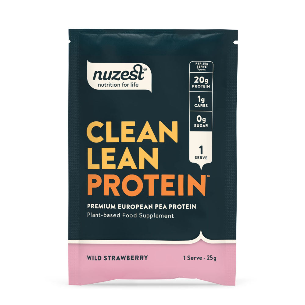 NuZest Wild Strawberry Clean Lean Protein - 25g Sachet