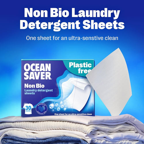 Ocean Saver Laundry Non Bio Laundry Detergent Sheets