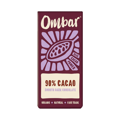 Ombar 90% Cacao Chocolate Bar