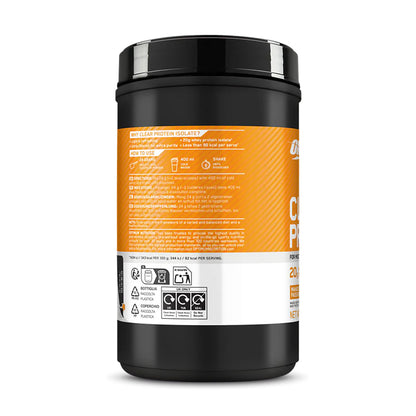 Optimum Nutrition protein powder container label