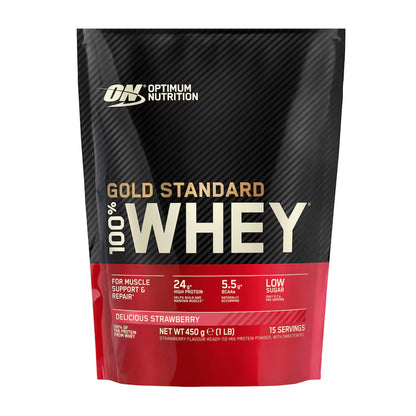 Optimum Nutrition Delicious Strawberry Gold Standard 100% Whey Protein