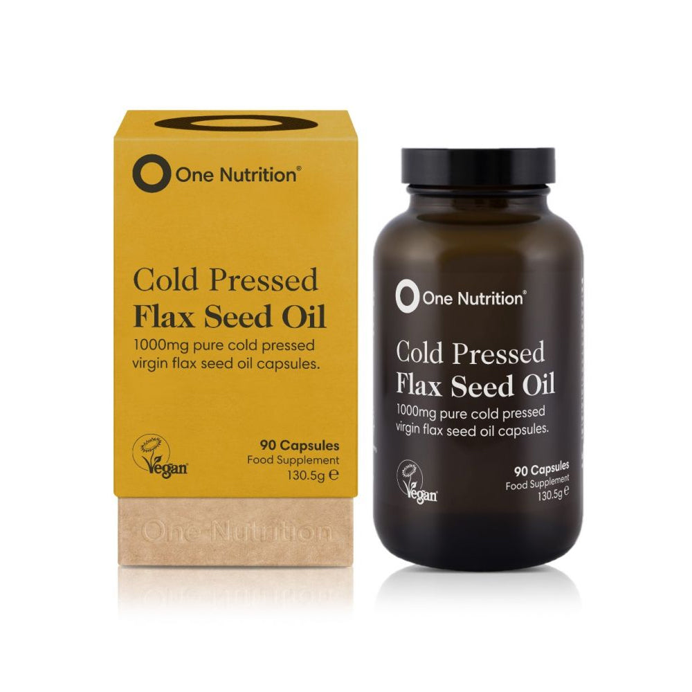 One Nutrition Cold Pressed Flax Seed Oil - 90 Capsules