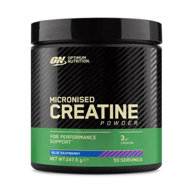 Optimum Nutrition Micronised Creatine Powder Blue Raspberry