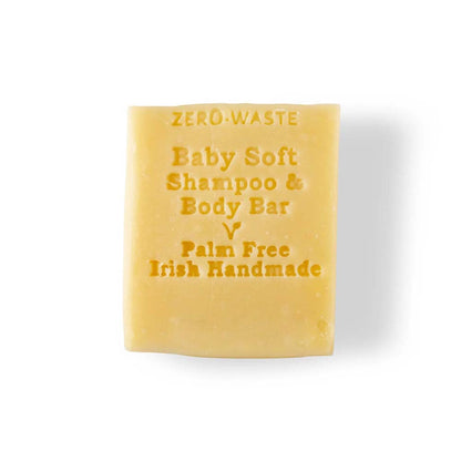 Palm Free Irish Soap Shampoo &amp; Body Bar - Baby Soft - texture