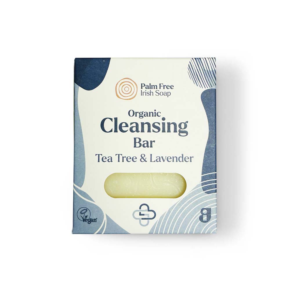 Palm Free Irish Soap Organic Cleansing Bar in Tea Tree &amp; Lavender scent