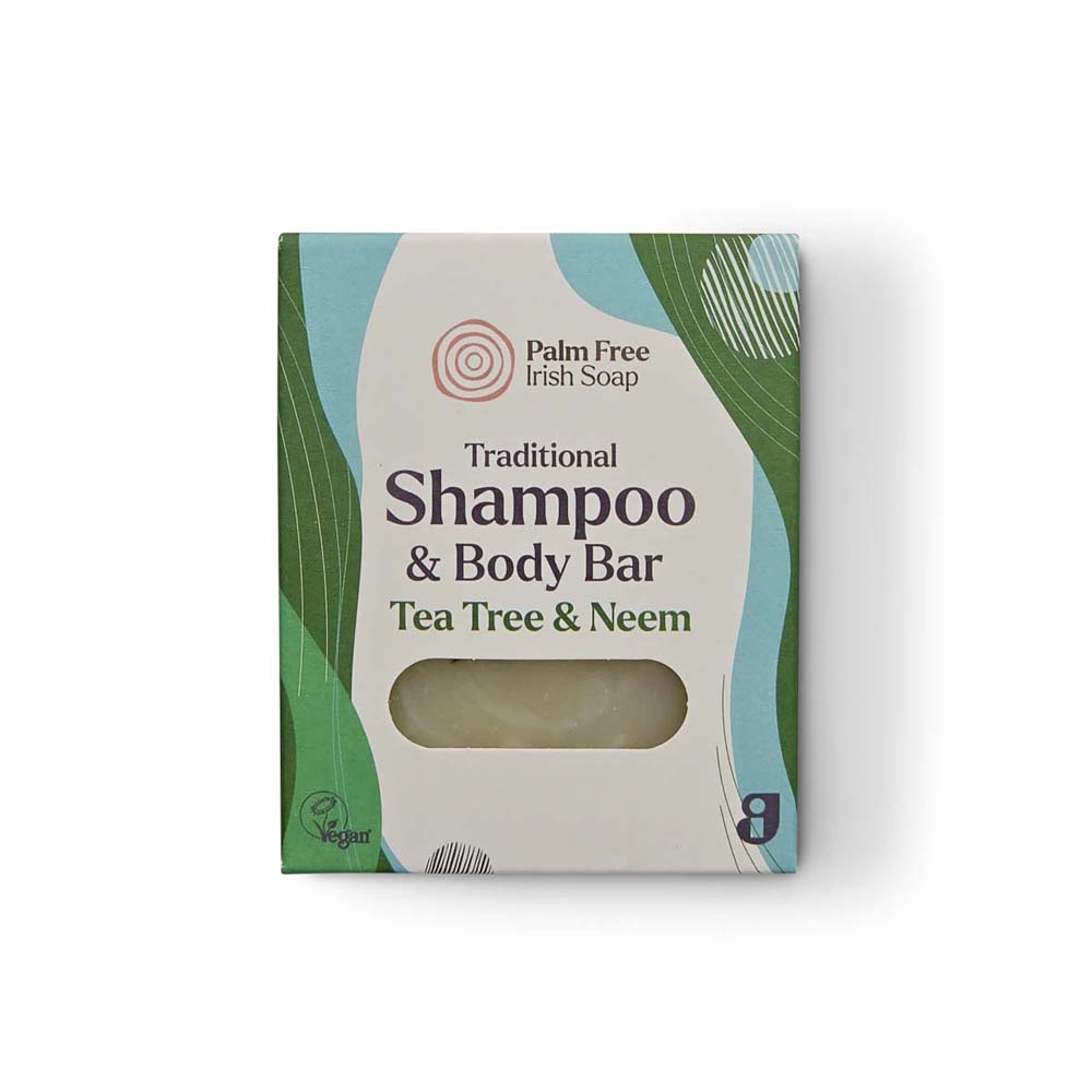 Palm Free Irish Soap Shampoo &amp; Body Bar - Tea Tree &amp; Neem