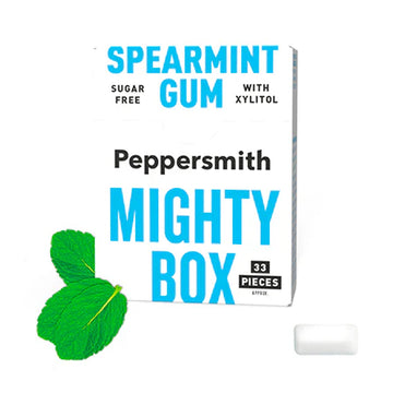 Peppersmith Spearmint Gum Might Box