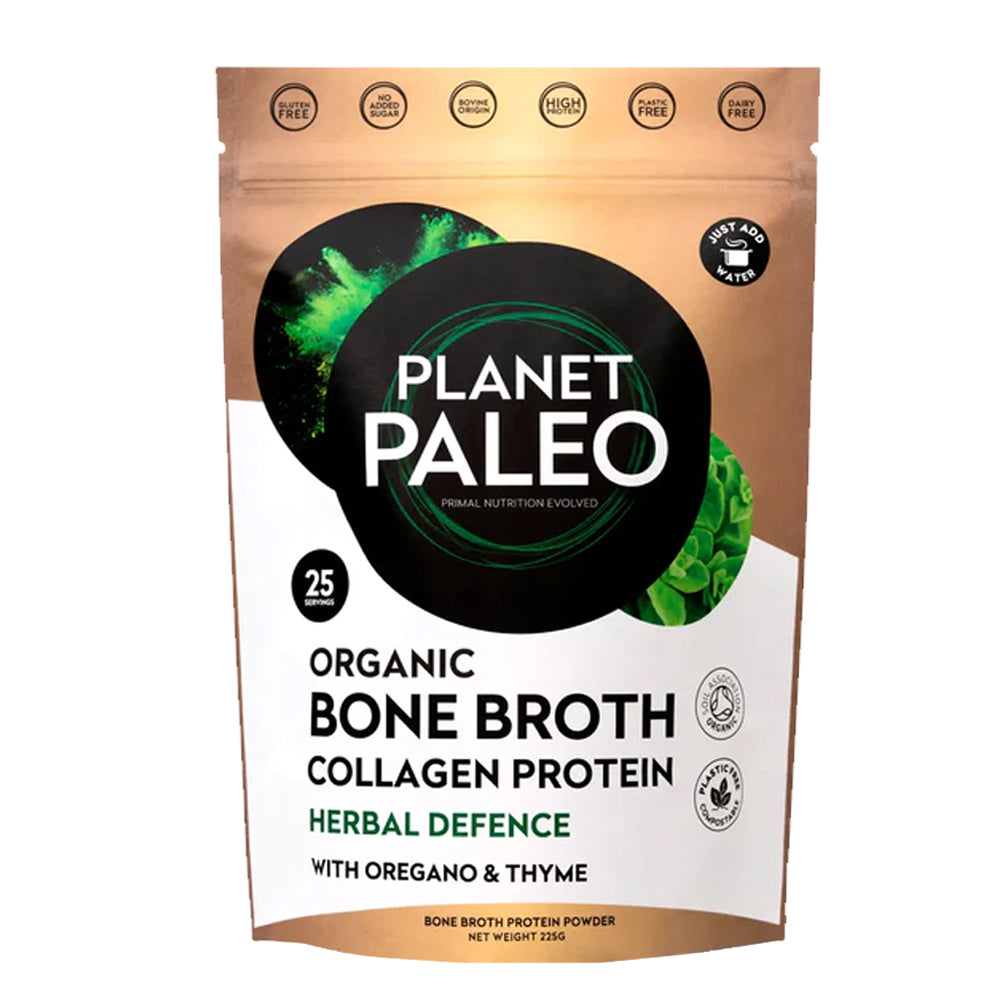 Planet Paleo Organic Bone Broth Collagen Protein - Herbal Defence