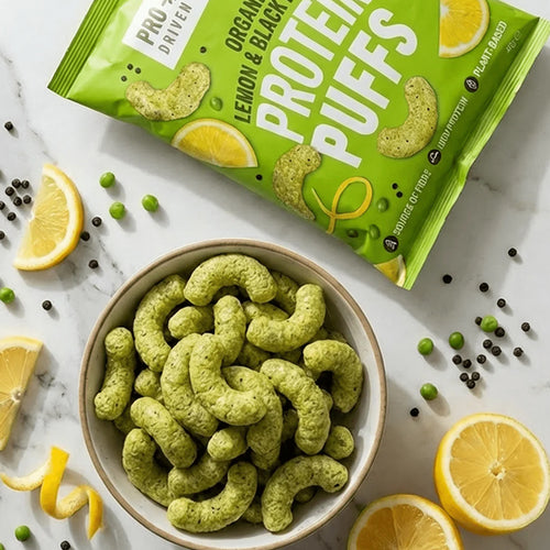 Profusion Organic Protein Puffs - Lemon & Black Pepper