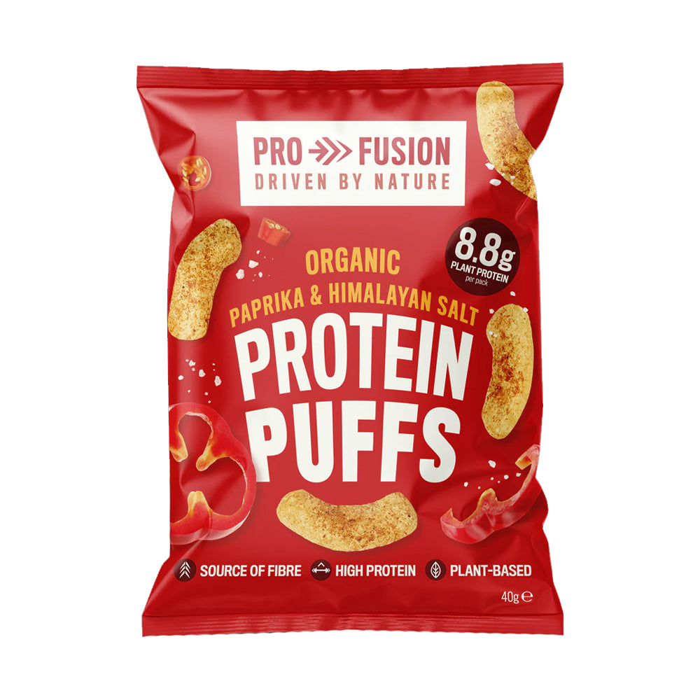 Profusion Organic Protein Puffs - Paprika &amp; Himalayan Salt